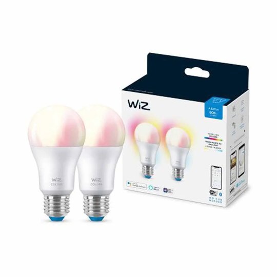 Wiz Wi-fi Ble 60W A60 E27 922-65 Rgb 2Pf/6