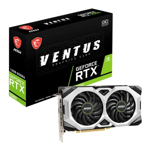 MSI GeForce RTX 2060 12GB VENTUS OC Graphics Card