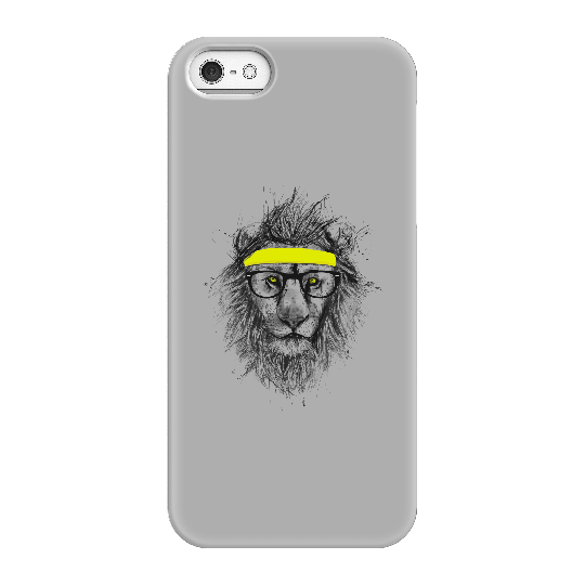 Balazs Solti Lion And Sweatband Phone Case for iPhone and Android - iPhone 5/5s - Snap Case - Gloss