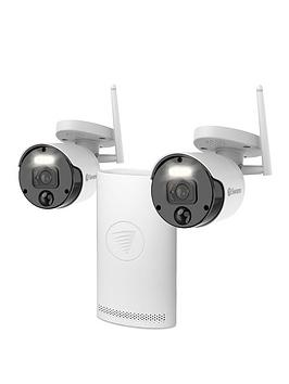 Swann Smart Security 1080P Wi-Fi Nvr Cctv System: 4 Chl 1Tb Hdd, 2 X 1080P Enforcer Camera. Works With Alexa & Google Assistant - Swnvk-500Sd2-Eu