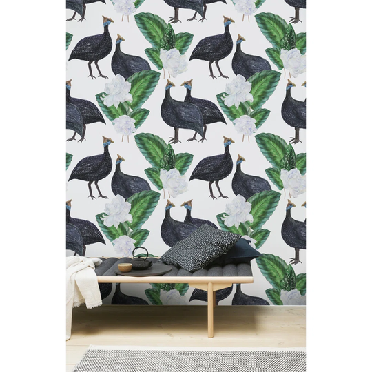 Tomaso Guinea Fowls Wallpaper