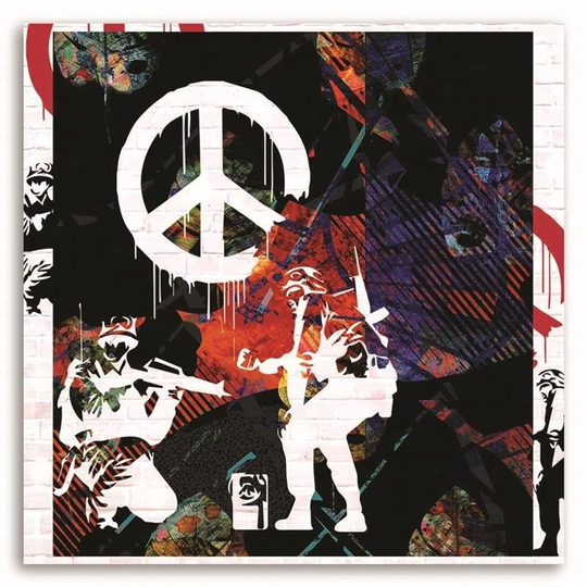 Canvas Print Banksy Peace Street Art