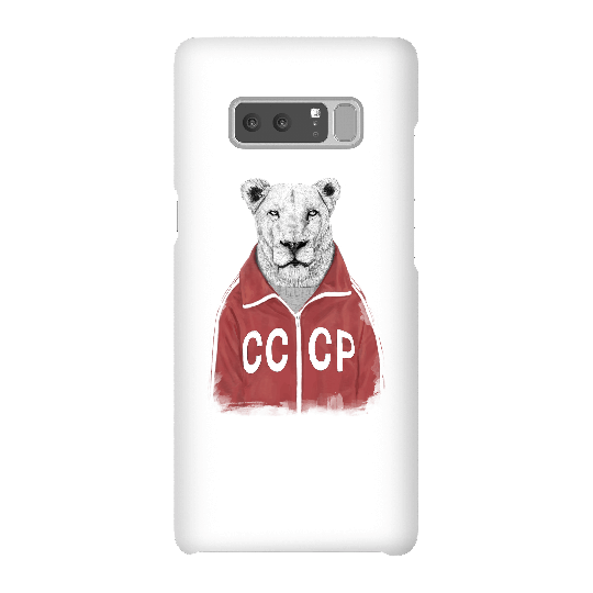 Balazs Solti CCCP Lion Phone Case for iPhone and Android - Samsung Note 8 - Snap Case - Gloss