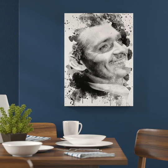 'Clark Gable' Graphic Art Print Poster