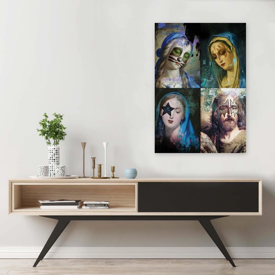 Poster, Face Collage