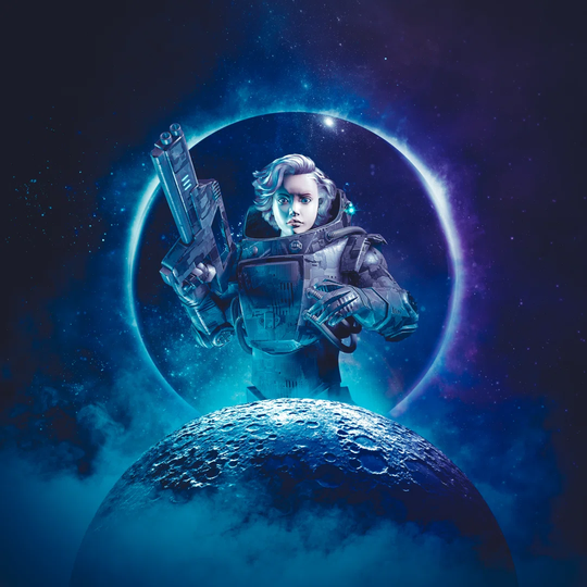 Space Cadet - Wrapped Canvas Graphic Art