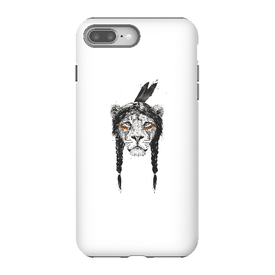 Balazs Solti Native Lion Phone Case for iPhone and Android - iPhone 8 Plus - Tough Case - Matte
