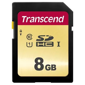 Transcend 500S SDHC Memory Card TS8GSDC500S - 8GB