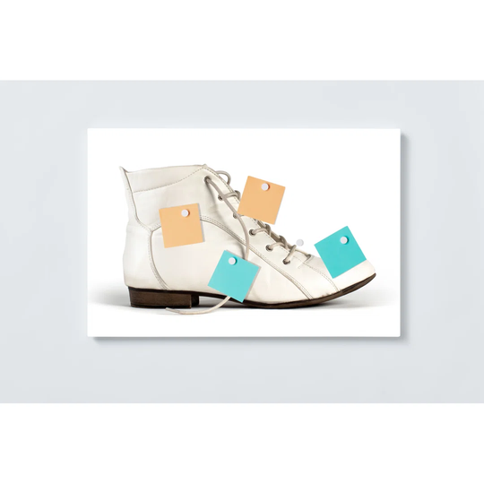 Shoes Magnetic Wall Mounted Cork Board