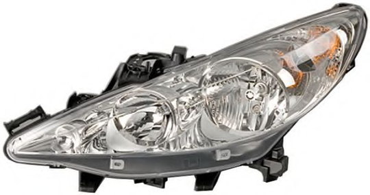 Headlight Halogen 1EF354533-011 by Hella Left