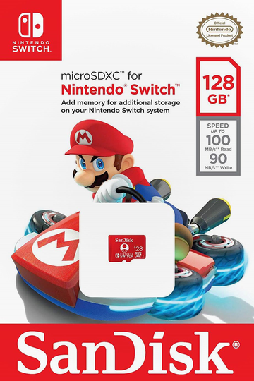 SanDisk 100MBs MicroSDXC Card for Nintendo Switch - 128GB