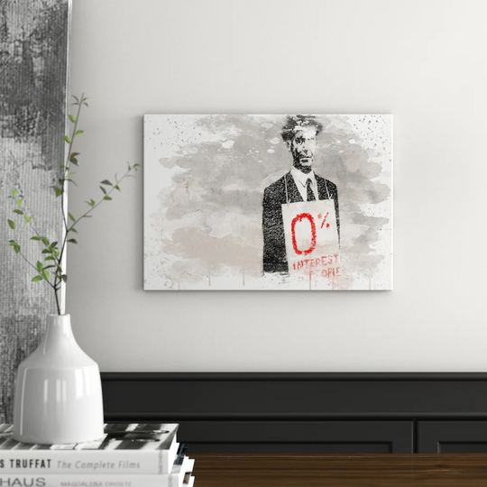 'Banksy Interest Graffiti Wall Art' Graphic Art Print Poster