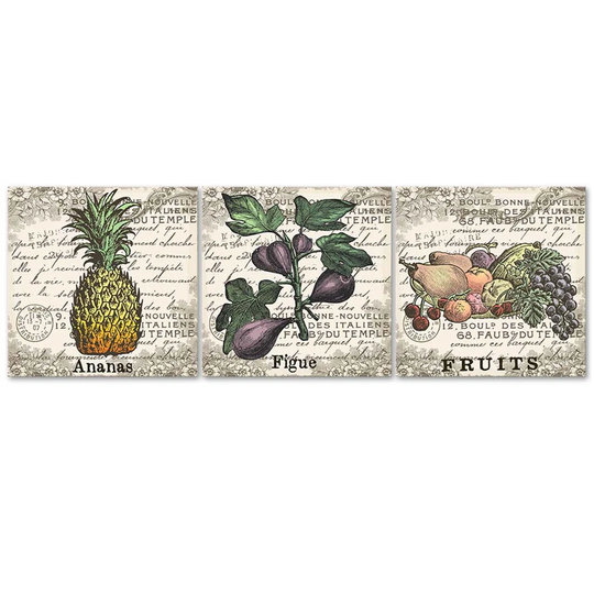 Canvas Print Old Fruits