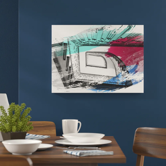 'Architecture Staircase' Graphic Art Print Poster