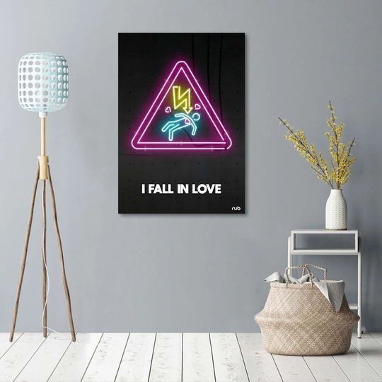 Poster, Love Neon