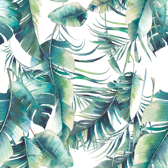 Walllpaper Roll 208X146cm Mural Decoration Kitchen Livingroom Bedroom Wallpaper Material With Print - Leaves Explosion Vintage Palm Leaf