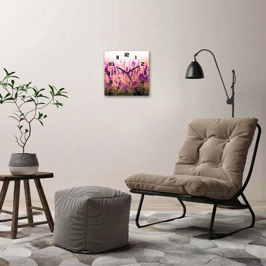 Lavender Silent Wall Clock