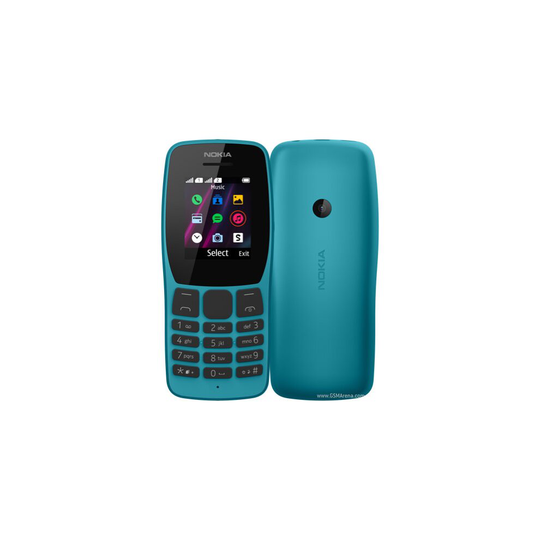 (Unlocked, Ocean Blue) Nokia 110 (2019) Dual SIM | 4MB |