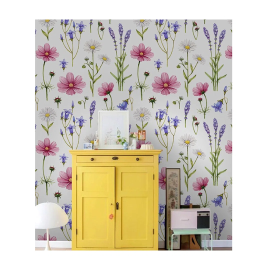 Aristote Wild Flowersful Wallpaper