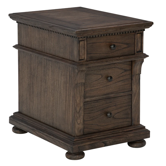 Gardette 3 Drawer Bedside Table
