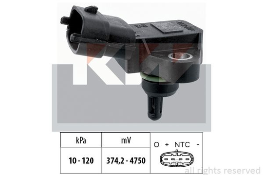 Air Pressure Sensor, height adaptation 493180 KW 493180