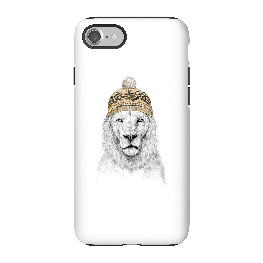 Balazs Solti Lion With Hat Phone Case for iPhone and Android - iPhone 7 - Tough Case - Gloss