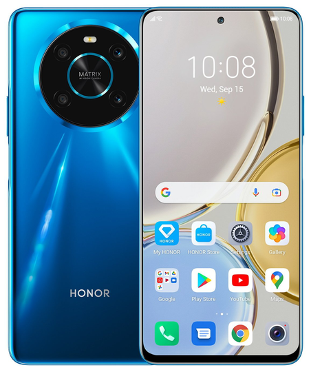 SIM Free HONOR Magic4 Lite 128GB Mobile Phone - Ocean Blue