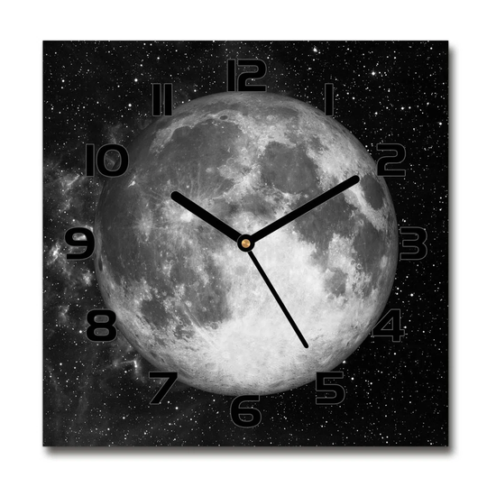 Moon Silent Wall Clock