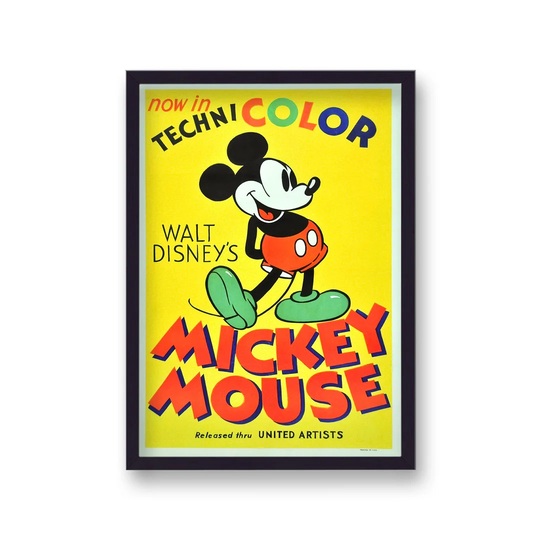Vintage Movie Classic Mickey Mouse by Vouvart - Picture Frame Advertisement