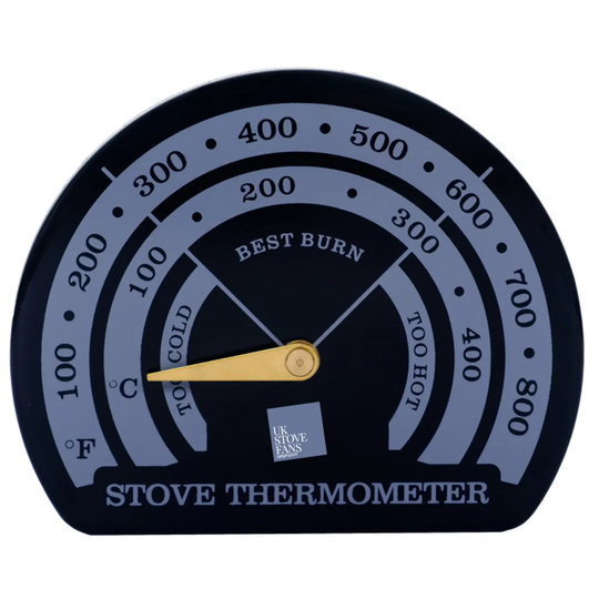 UK Stove Fans 80mm Magnetic Flue Pipe Stove Temperature Gauge