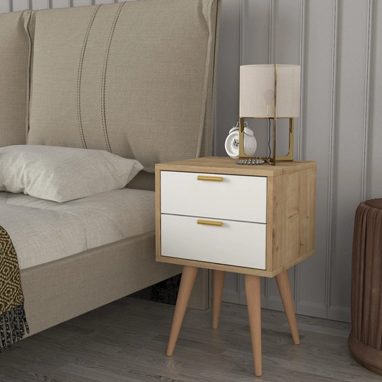 Elara 2 Drawer Bedside Table