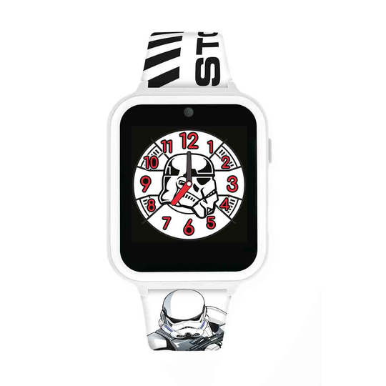 Disney Star Wars White Stormtrooper Smart Watch With Printed Silicone Strap