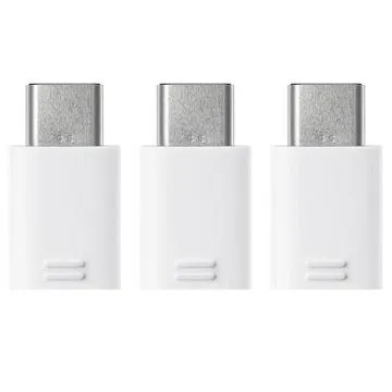 Samsung EE-GN930KW MicroUSB / USB Type-C Adapter - White - 3 Pack