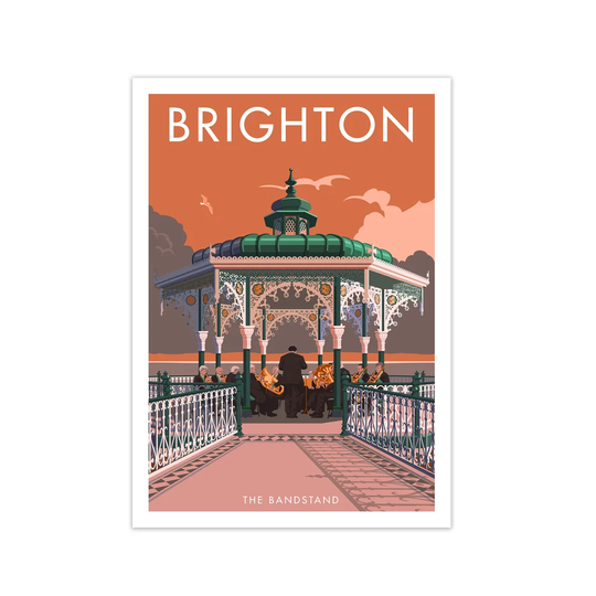 'Brighton Bandstand' Graphic Art