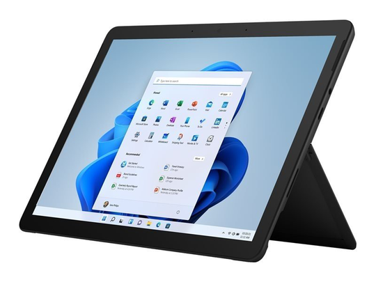 Microsoft Surface Go 3, Intel Core i3-10100Y 1.3GHz, 8GB RAM, 128GB SSD, 10.5" touchscreen 1920 x 1280, Intel UHD, 4G LTE-A, Windows 10 Pro, Matte Black, (Commercial)