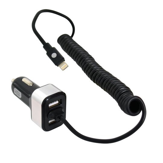 Carpoint 12V/24V 8 Pin/Micro USB Car Charger + 2USB 0517031