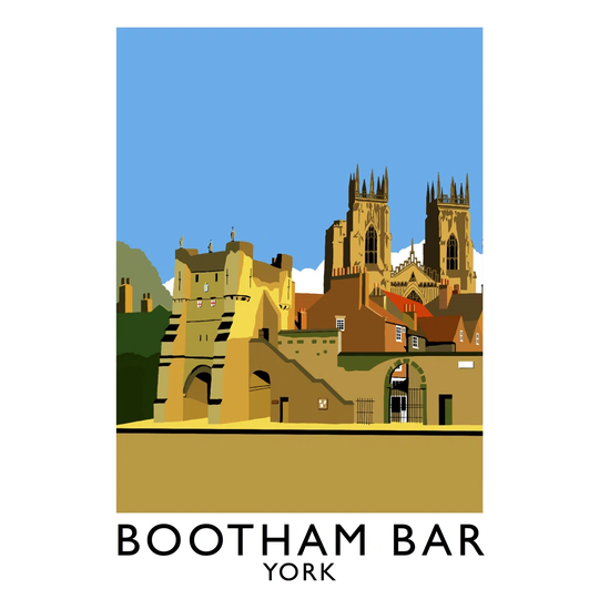 Bootham Bar by Richard O'Neil - Graphic Art Print on Paper
