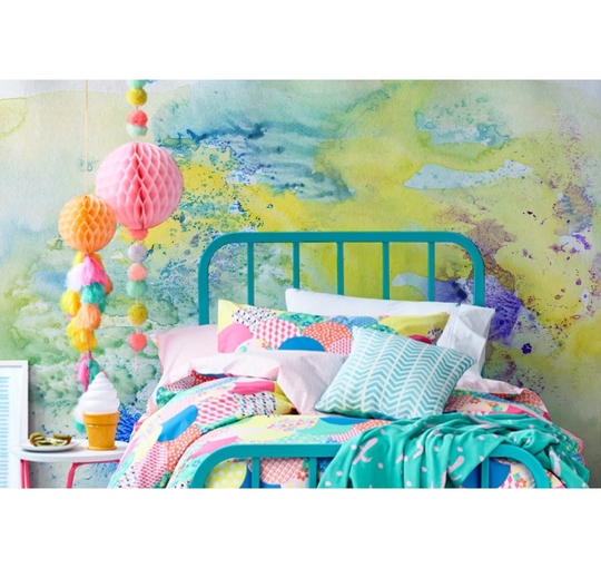 Jesai Abstractful Splash Pastel Wallpaper