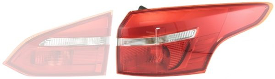 Combination Tail Light 2SD 354 828-131 Hella 2SD 354 828131