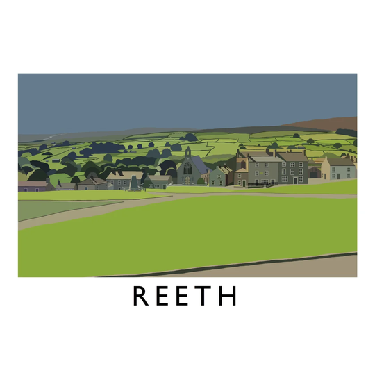 Reeth by Richard O'Neil - Graphic Art Print on Paper