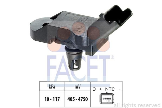 Air Pressure Sensor, height adaptation Made in Italy - OE Equivalent 103080
