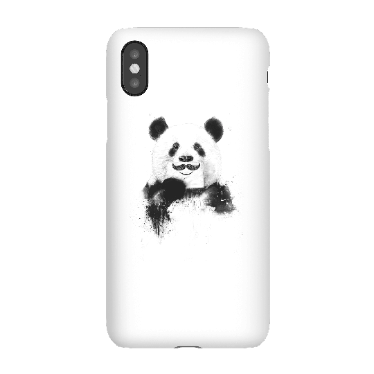Balazs Solti Moustache And Panda Phone Case for iPhone and Android - iPhone X - Snap Case - Gloss
