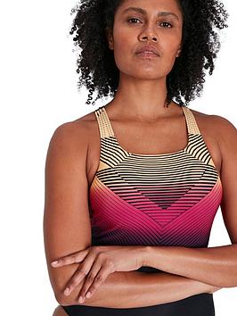 Speedo Digital Placement Medalist - Black, Black, Size 28, Women