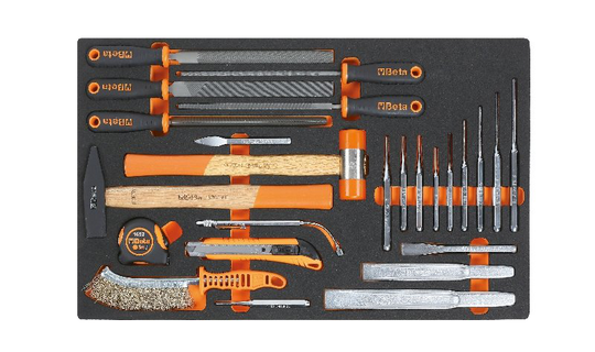 Beta Tools M230 25pc Mixed Tool Set in Soft Tray for Roller Cab | 024500230