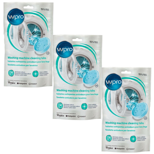 Wpro Powerfresh Washing Machine Cleaning Tablets x 9