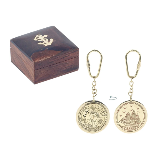 Guttenberg Calendar Keychains With Box Nautical Decoration Gold Collection Signes Grimalt Decor And Go