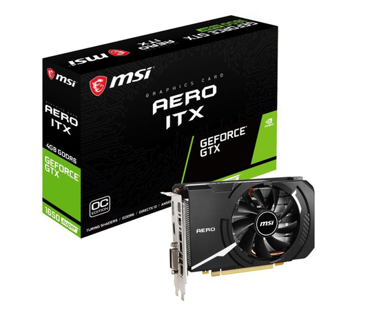 MSI GeForce GTX 1650 SUPER AERO ITX OC 4GB Graphics Card