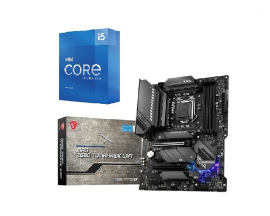 MSI Z590 TOMAHAWK WIFI ATX Motherboard + Intel Core i5 11600K Processor Bundle