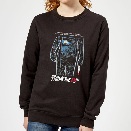 Friday the 13th Vintage Poster Women's Sweatshirt - Black - 5XL - Black