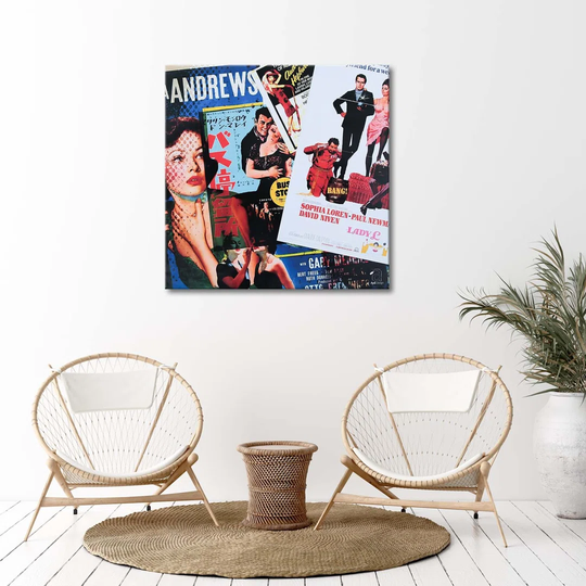 Canvas Print Pop Art Woman